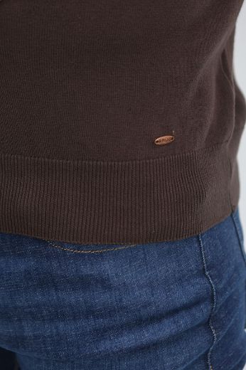 Slika Pamucni dzemper - ESPRESSO BROWN