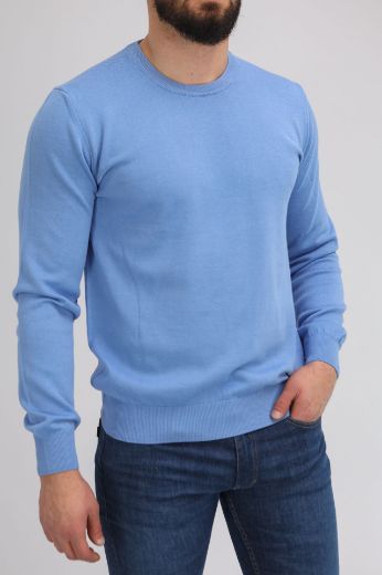 Slika Pamucni dzemper - GLACIER BLUE