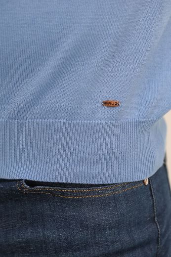 Slika Pamucni dzemper - GLACIER BLUE