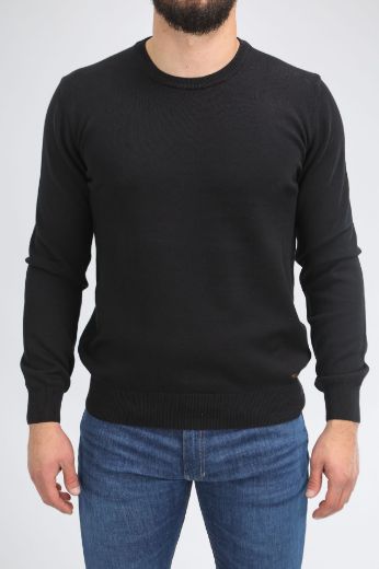 Slika Pamucni dzemper - JET BLACK (CRNI)