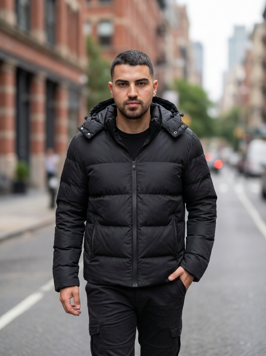 Slika Muska zimska jakna - 1904103 - CRNA