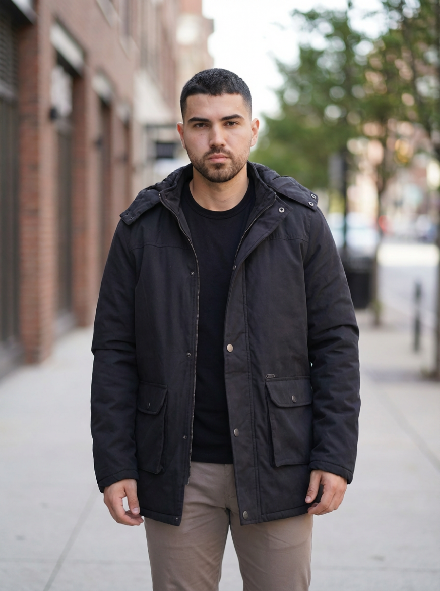 Slika Muska zimska jakna - 1904104 - CRNA