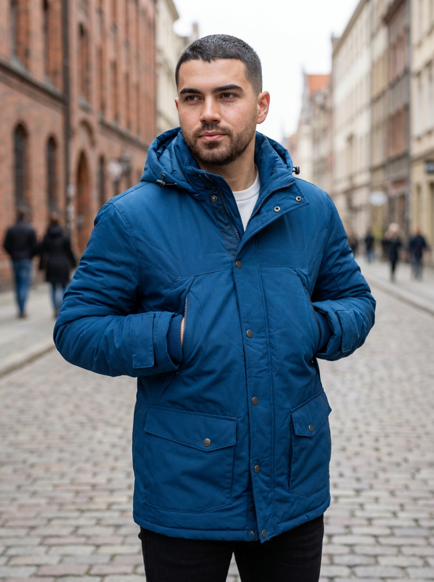 Slika Muska zimska jakna - 1904101 - PLAVA