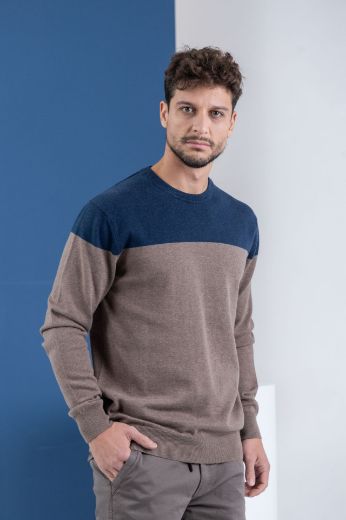 Slika za kategoriju Pamučni dvobojni džemperi