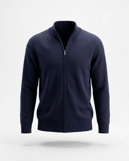 Slika Pamucni dzemper - ZIP - TEGET