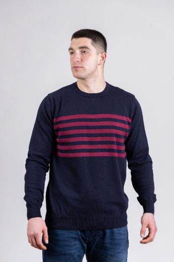 Slika Pamucni dzemper - Bordeaux Classic