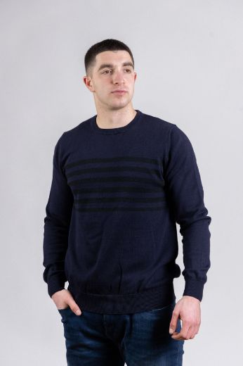 Slika Pamucni dzemper - Dark Navy