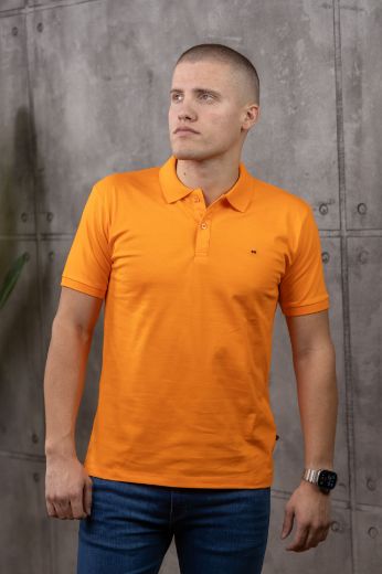 Slika Majica sa kragnom - SUNSET ORANGE