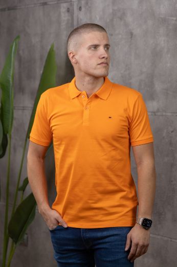 Slika Majica sa kragnom - SUNSET ORANGE