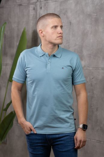 Slika Majica sa kragnom - BLUE