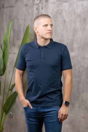 Slika Majica sa kragnom - DEEP NAVY