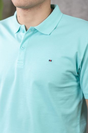 Slika Majica sa kragnom - LAGOON BLUE